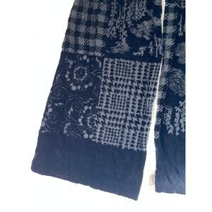 Henri Bendel Black Velvet Scarf - Vintage